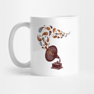 Vintage Gramophone Music Mug